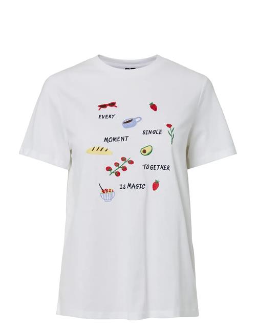 Pieces | Pcgak Ss Embroidery T-Shirt Jrs Bc | XS
