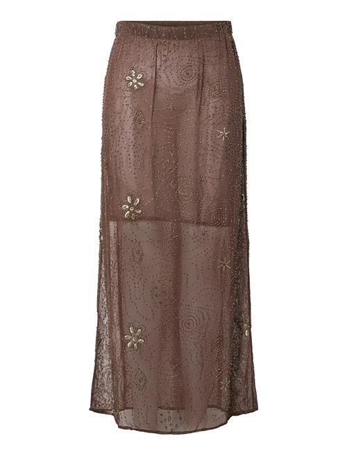 YAS | Yasnura Mesh Hw Ankle Skirt - Fest | 38