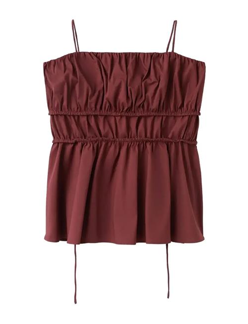 Mango | Ruched Cotton Top | XL