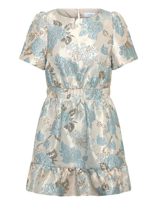 Vila | Viothea O-Neck L/S Short Dress/Dc/Ln | 42