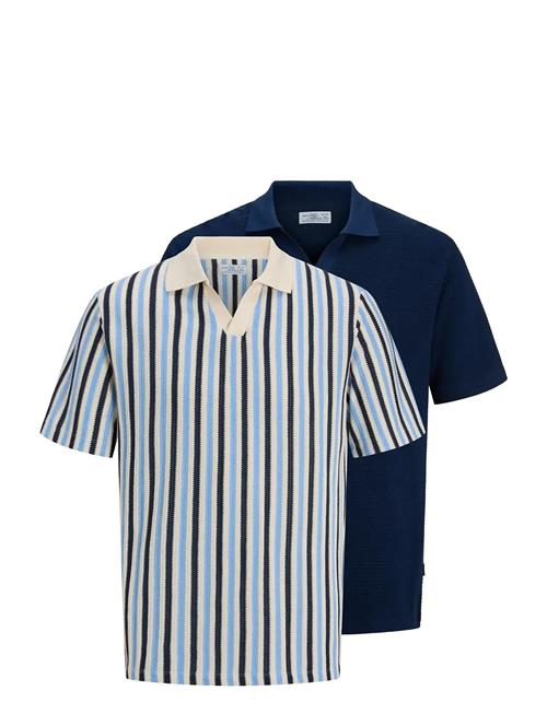 Jack & Jones | Jprbluharry Ss Split Neck Polo Sn 2Pk Mp | L