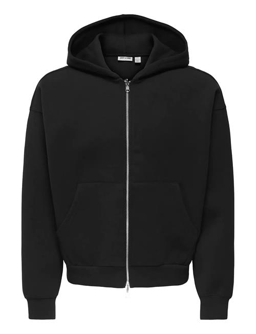 ONLY & SONS | Onsgoyle Boxy Ls Scuba Zip Hoodie Sweat | M