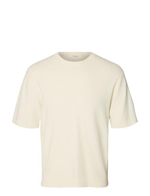 Selected | Slmhenry Ss Knit Structure Tee | XL