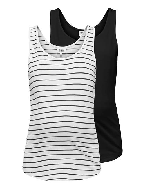 Only Maternity | Olmbloom S/L Tank Top Jrs 2-Pack | L
