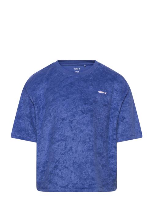 name it | Nkfhildimar Terry Ss Rlx Sh Top | 122-128