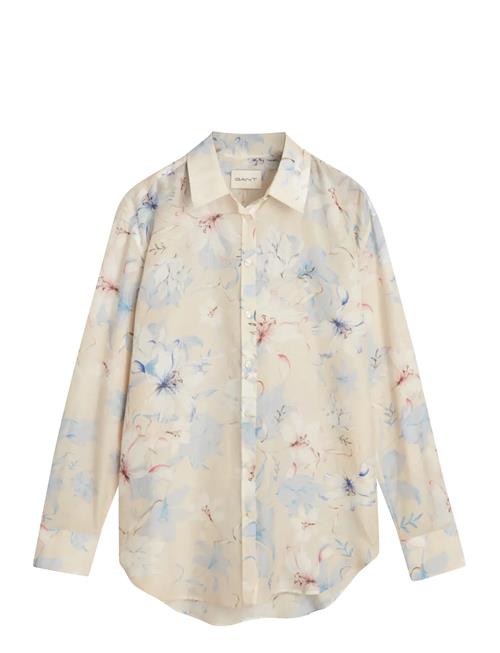 GANT | Rel Floral Print Cot Silk Shirt | 46