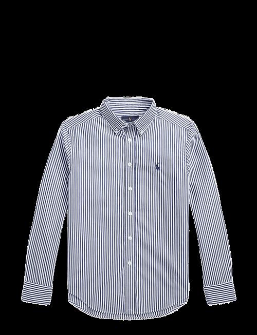 Ralph Lauren Kids | Striped Cotton Poplin Shirt | 138-149