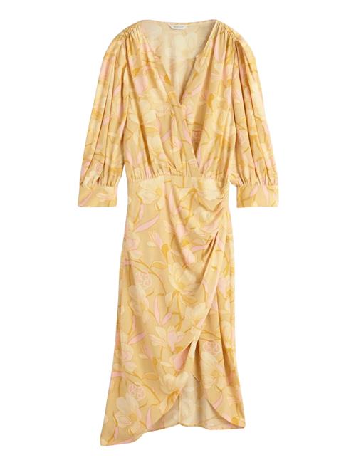 GANT | Reg Magnolia Print Wrap Dress | 36