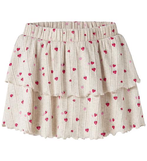 Name It Nederdel - NmfJelly - Skort - Peyote Melange/ Strawberry