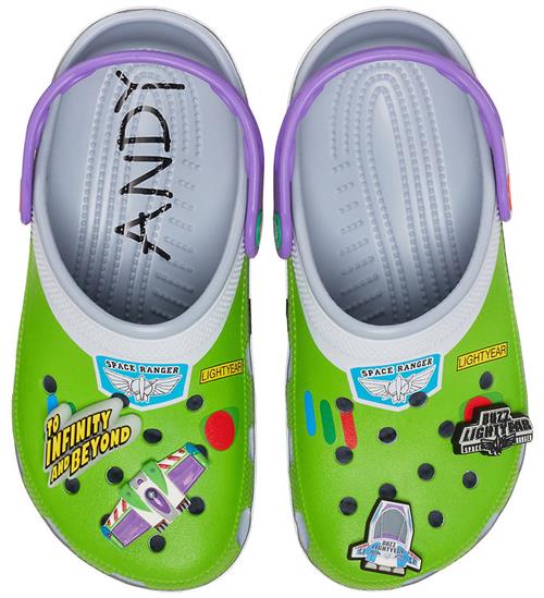Crocs Sandaler m. Lys - Classic Clog - Toy Story Buzz - Blue Gre