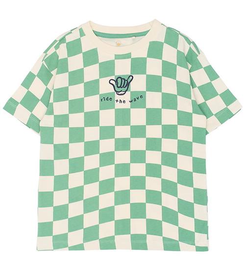 The New T-shirt - TnTiago - Creme De Menthe Check