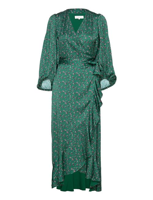 Malina | Blossom Printed Wrap Midi Dress | S