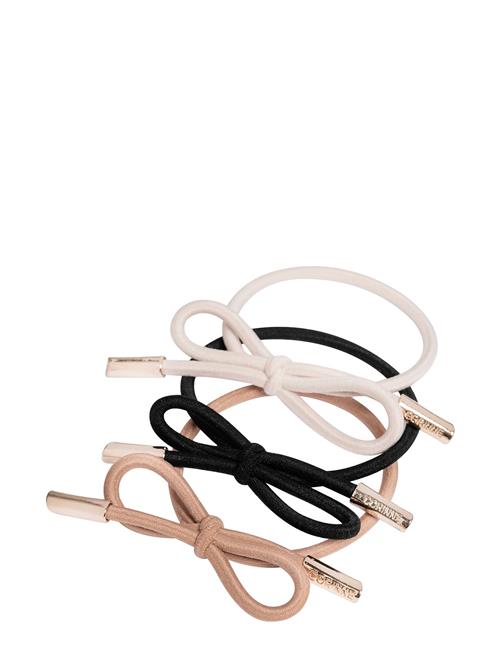Corinne | Hair Tie Bow Metal Plain 3-Pack | ONE SIZE