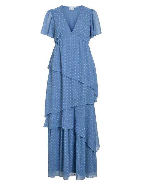 Vila | Vidobby S/S Ankel Layer Dress/Dc/Ka | 40