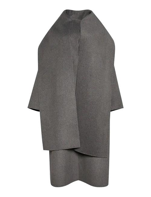 Calvin Klein | Dbl Face Wool Scarf Coat - Melan | XL