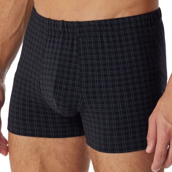 Schiesser Cotton Casuals Boxer Brief Sort bomuld X-Large Herre