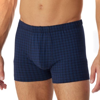 Schiesser Cotton Casuals Boxer Brief Mørkblå bomuld Large Herre