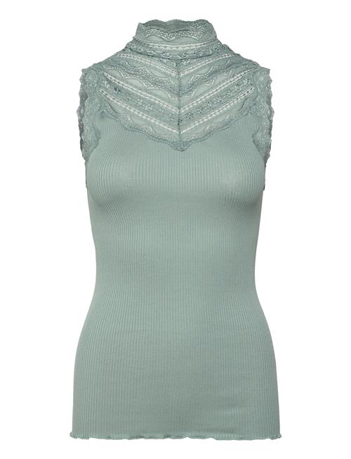 Rosemunde | Silk Top W/ Lace | S