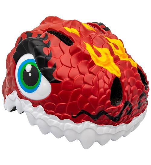 Crazy Safety Cykelhjelm - Dragon - S - Red