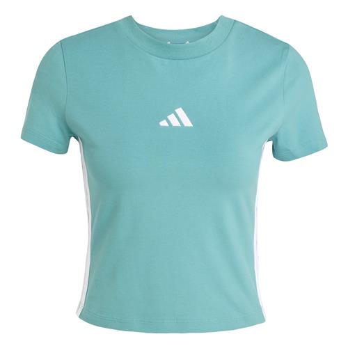 ADIDAS SPORTSWEAR Shirts 'Essentials'  aqua / hvid