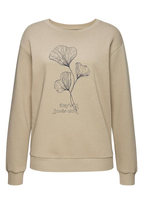 LASCANA Sweatshirt  marin / khaki / hvid
