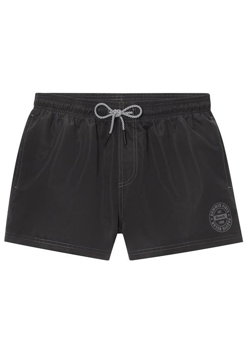 BENCH Badeshorts  grå / sort