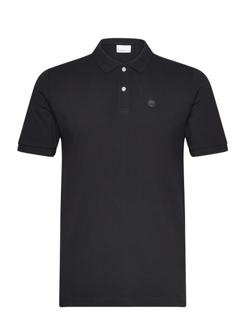 Knowledge Cotton Apparel | Basic Badge Polo - Gots/Vegan | L