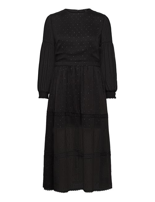 Superdry | Woven L/S Metallic Midi Dress | XS