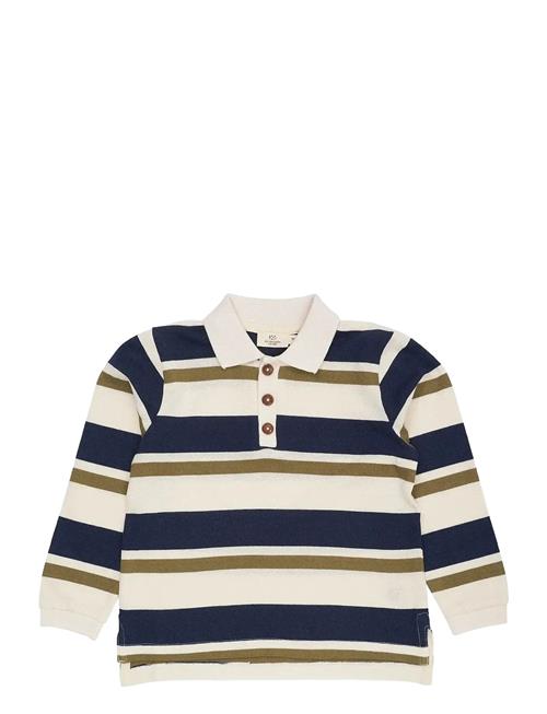 Copenhagen Colors | Striped Pique Polo W. Ls | 152
