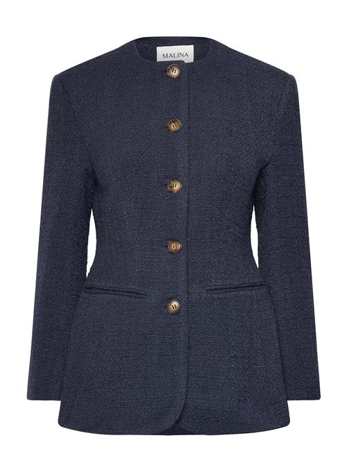 Malina | Carol Fitted Round Neck Blazer | S
