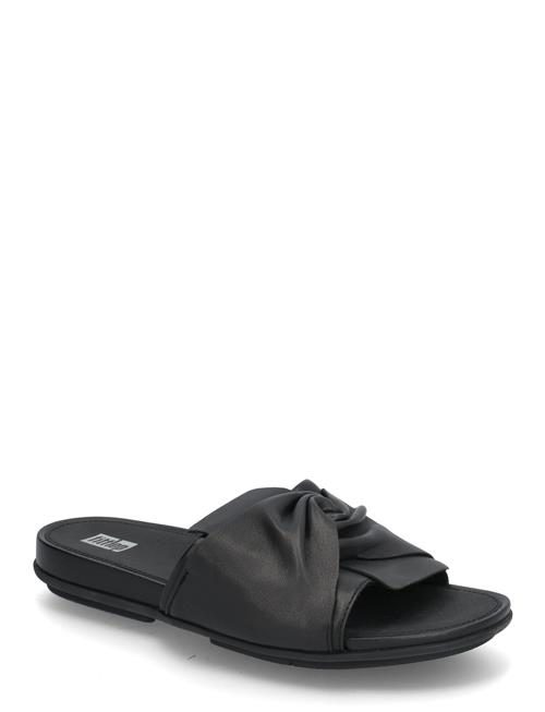 FitFlop | Gracie Soft-Twist Leather Slides | 39