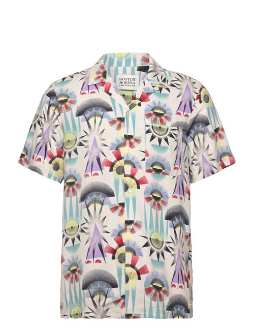 Scotch & Soda | Aop Short-Sleeved Regular Fit Viscose Shirt | XL