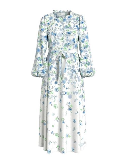 Vila | Vielma O-Neck L/S Long Midi Dress/Ln | 36