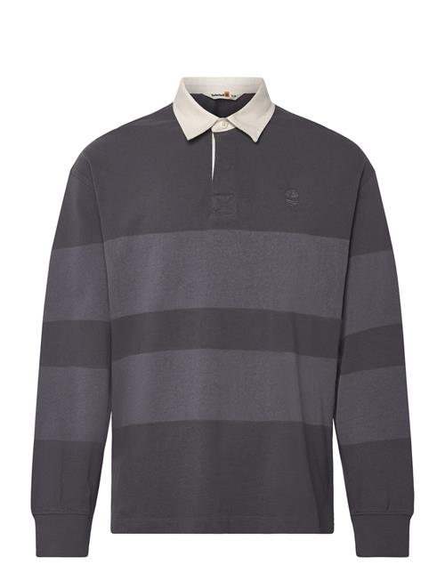 Timberland | Ls Striped Rugby Polo Blackened Pearl | XL