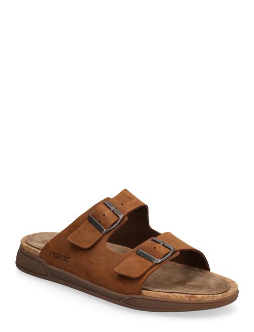Rieker | Rieker Mens Sandals 27090-22 Brown | 42