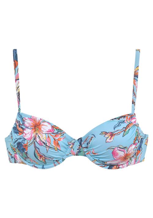 LASCANA Bikinioverdel  turkis / lyseblå / orange / pink