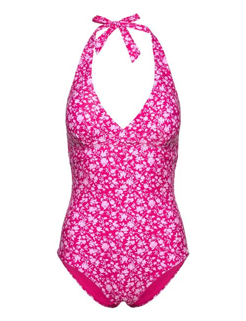 Abecita | Haiti Halterneck Swimsuit Pink Crush | D/E x 40