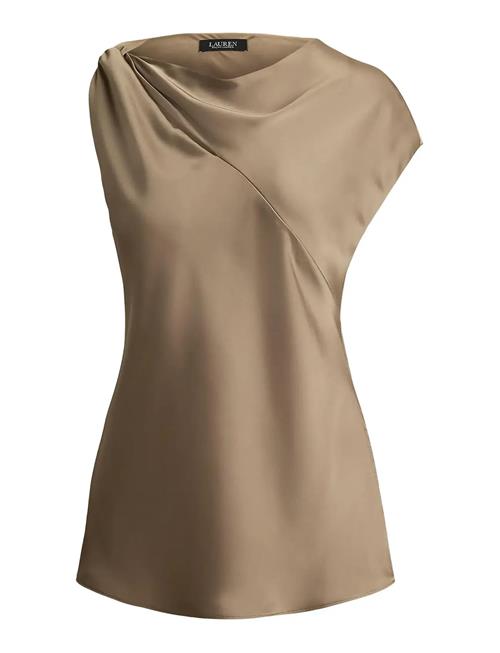 Lauren Ralph Lauren | Charmeuse Asymmetrical Blouse | L
