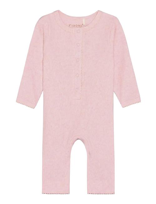 Fixoni | Rompers Ls Melange Rib | 62