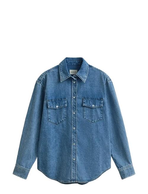 GANT | Rel Denim Pocket Ls Shirt | 40