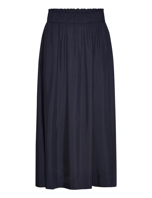 GANT | Fluid Twill Pull-On Midi Skirt | 34