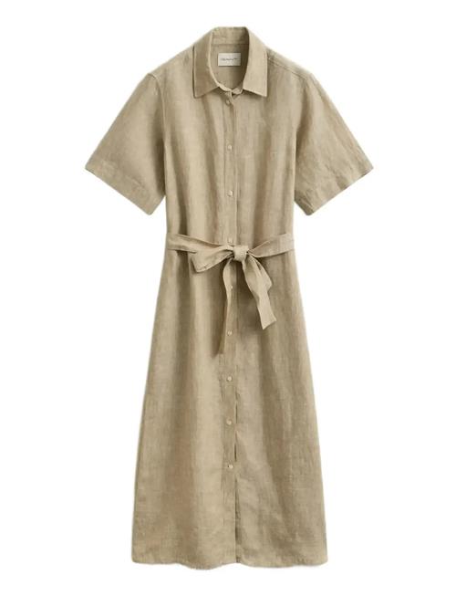 GANT | Linen Ss Shirt Dress | 38