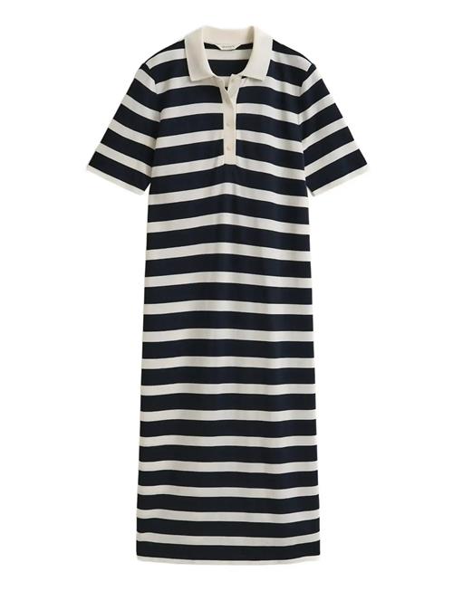 GANT | Reg Striped Ss Polo Dress | S