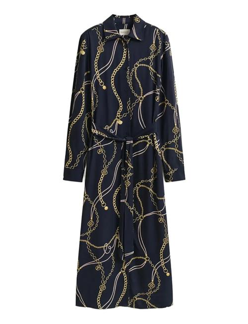 GANT | Printed Fluid Ls Shirt Dress | 46