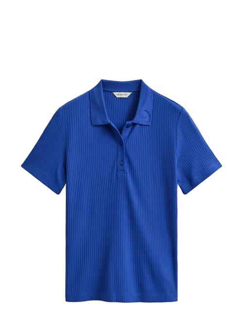 GANT | Slim Ribbed Ss Polo | XS