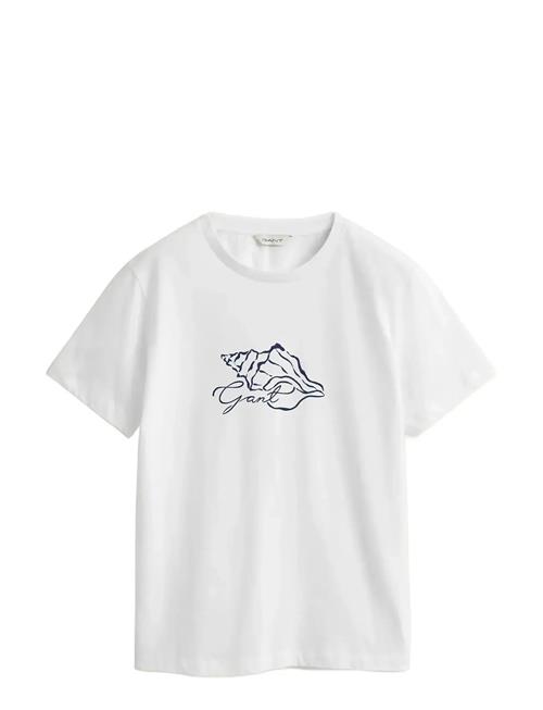 GANT | Reg Graphic Print Ss T-Shirt | XXL