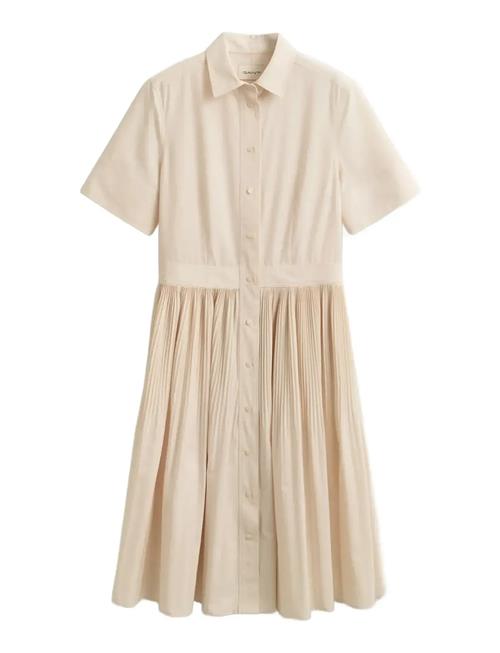 GANT | Ctn Pleated Ss Shirt Dress | 36