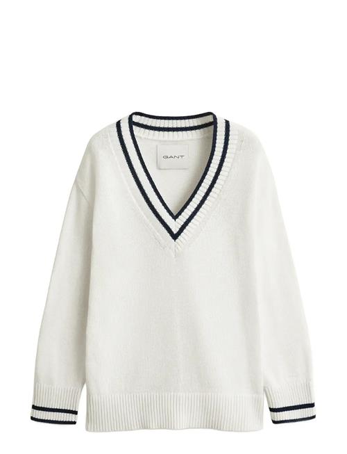 GANT | Contrast Cotton V-Neck | L