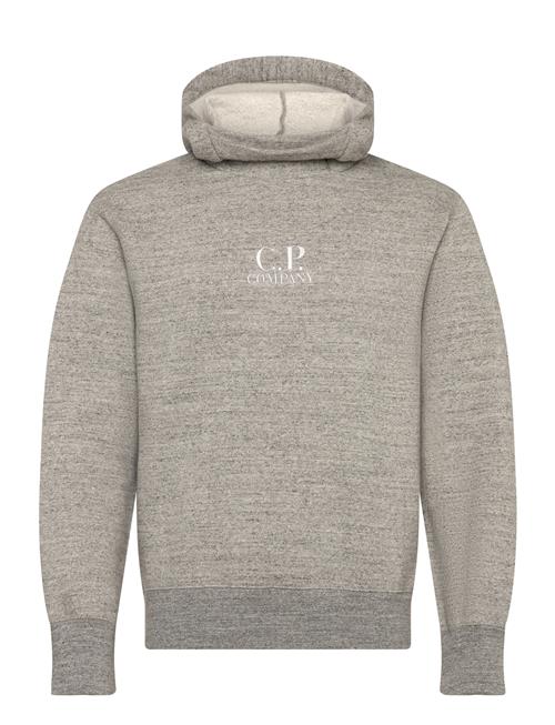 C.P. Company | Logo Embroidered Cotton Hoodie | L