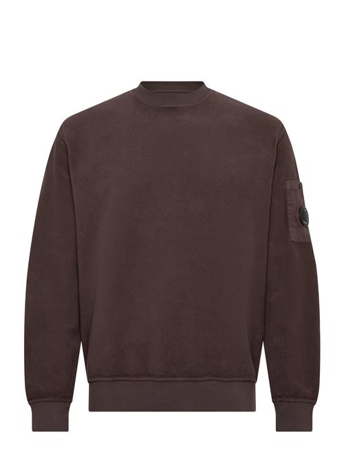 C.P. Company | Brushed & Emerized Diagonal Fleece Crew Neck Sweatshirt | XL